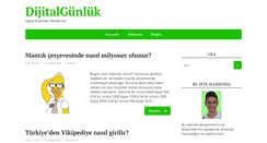 Desktop Screenshot of dijitalgunluk.com