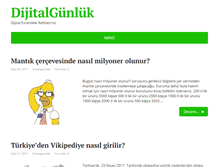 Tablet Screenshot of dijitalgunluk.com